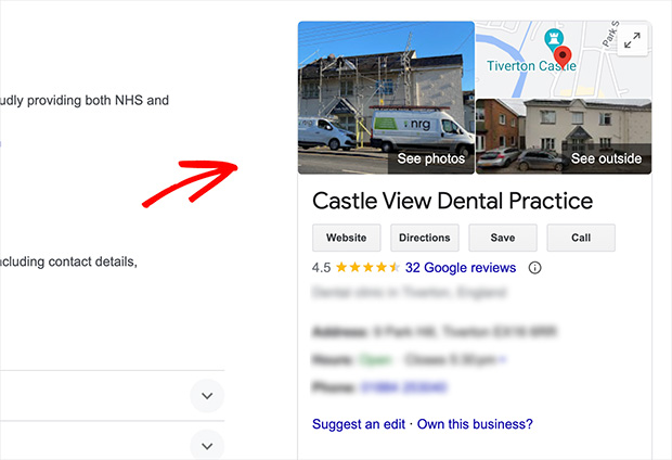 Dentist Google Business Profile