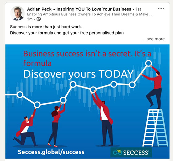 Post regular content on LinkedIn to get more LinkedIn followers